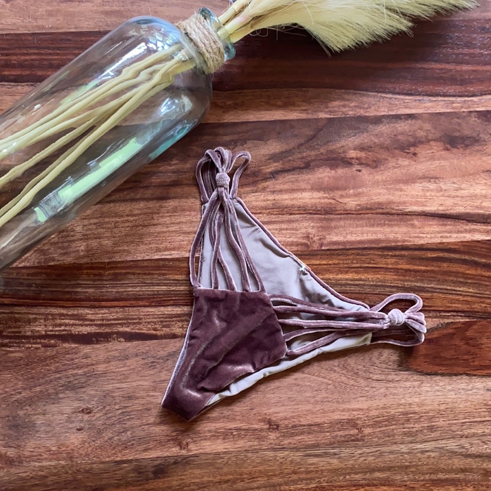 San Lorenzo Velvet Bikini Bottoms